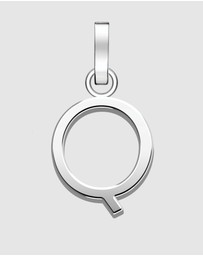 Rosefield - Pendant Silver Tone Letter Q