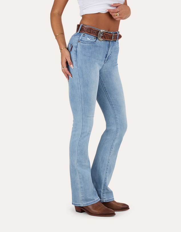 Ringers Western - Penny Rodeo Womens High Rise Bootleg Jean