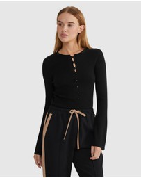 Oxford - Elka Henley Knit Top