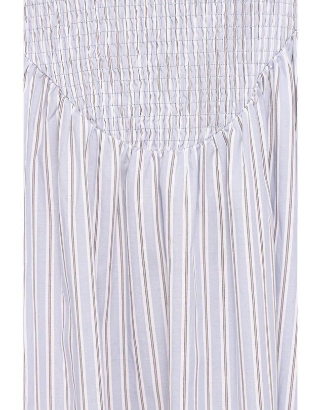Petal & Pup - Tony Maxi Dress - Brown/Blue Stripe