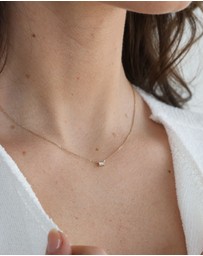 Luna Rae - Solid Gold - Lumi Diamond Necklace