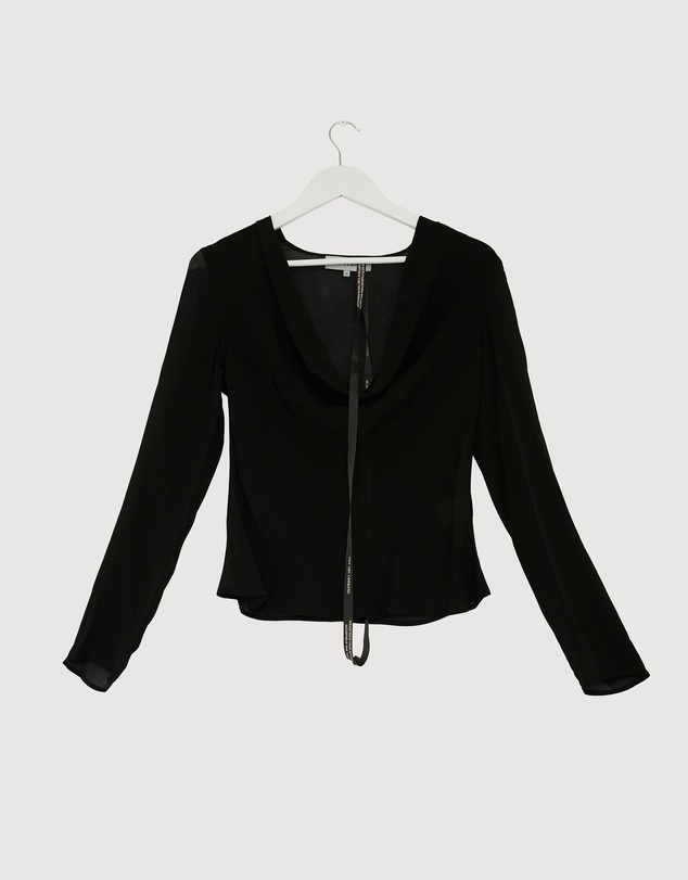 Revibe - Repaired Lover Morgana Cowl Scarf Neck Top - AU 12