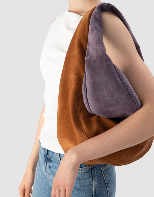 By Far - Maxi Cush Suede Leather Bag
