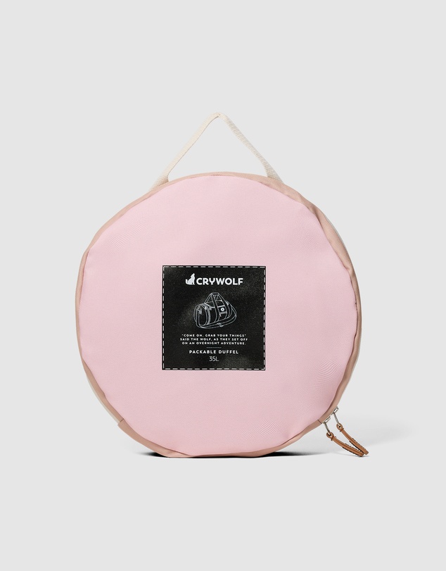 Crywolf - PACKABLE DUFFEL Blush Colourblock