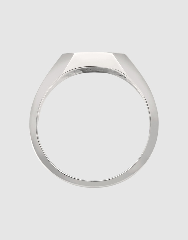 Kuzzoi - ICONIC EXCLUSIVE - Enamel Signet Ring in 925 Sterling Silver