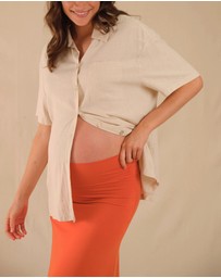 Bamboo Body - Lana Long Maternity Skirt