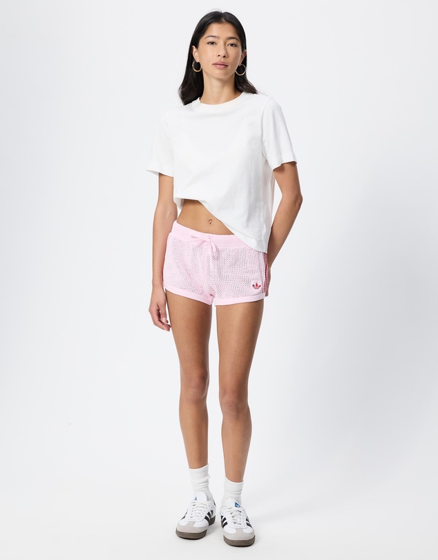 adidas Originals - Knitted Crochet Shorts