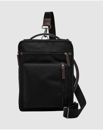Fossil - Buckner Black Messenger Bag