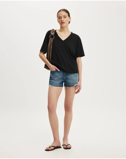 Cotton On - The Slub V Neck Tee