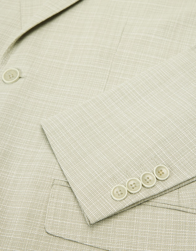 Politix - Single Breasted Textured Tailored Blazer
