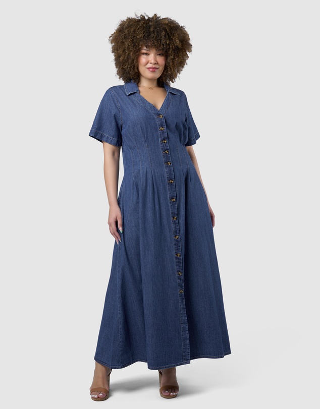 Indigo Tonic - Tara Chambray Maxi Dress