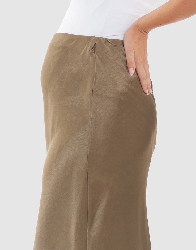 Ripe Maternity - Lexie Satin Skirt