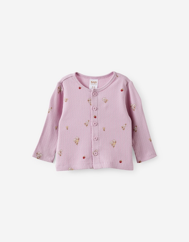 Cotton On Kids - Organic Pointelle Cardigan