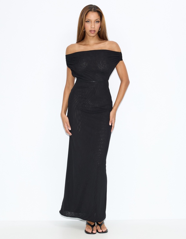 Dazie - Yacht Off-Shoulder Maxi Dress