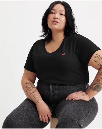 Levi's Curve - V-Neck T-Shirt Plus Size