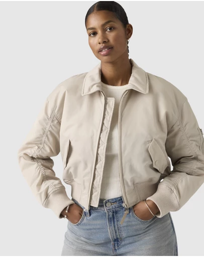 Levi's - Bowie Cropped Bomber Jacket