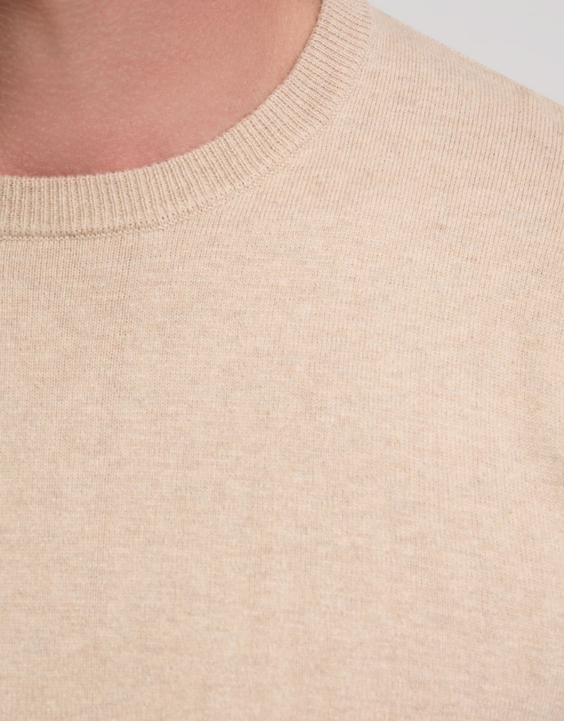 Oxford - Crew Neck Cotton Cashmere Knit