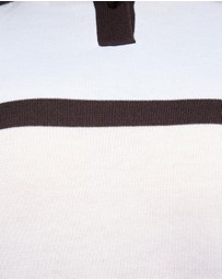 Dazie - Sofia Striped Knit Polo