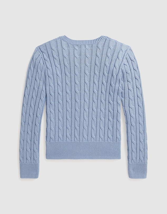 Polo Ralph Lauren - Metallic Cable-Knit Cardigan - Teens