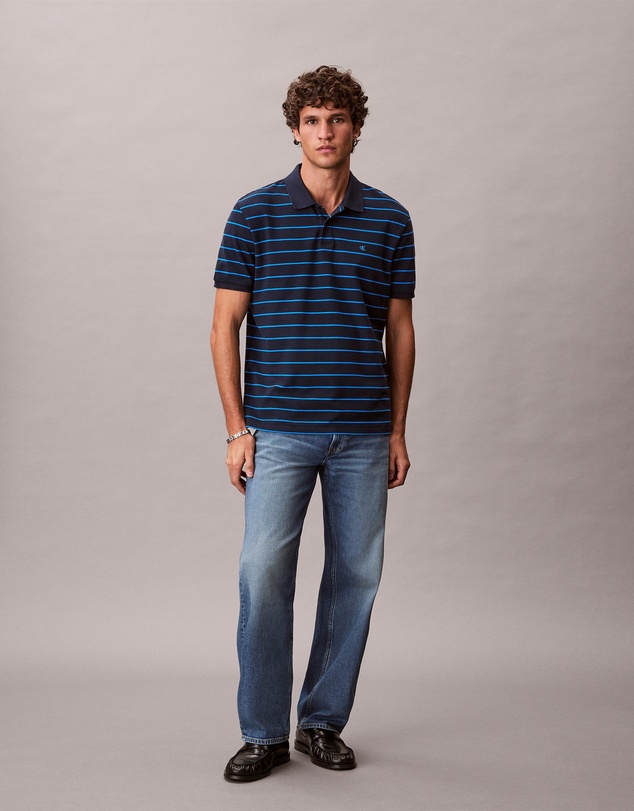 Calvin Klein Jeans - Striped Pique Classic Polo Shirt