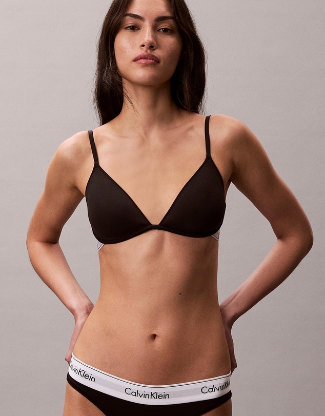Calvin Klein - Icon Cotton Modal Lightly Lined Plunge Bra