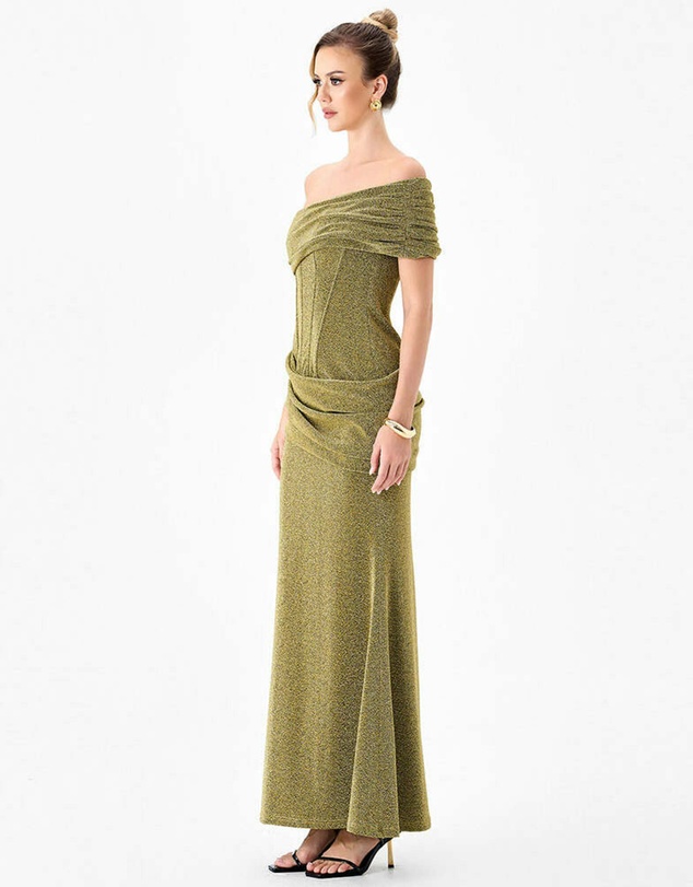 Bariano - Julita Corset Draped Maxi