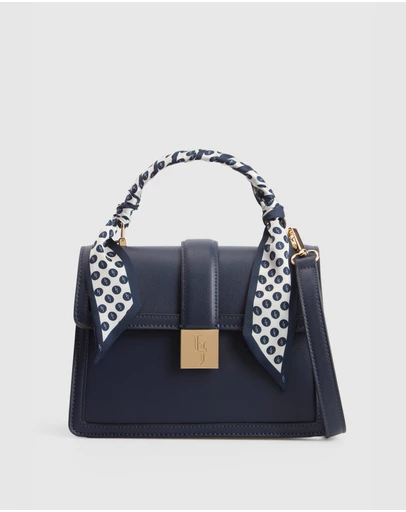 Laura Jones - Scarf Top Handle Bag