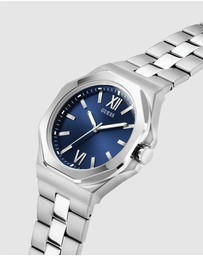 GUESS - Guess Men's Silver Tone Analogue 41.5mm Watch