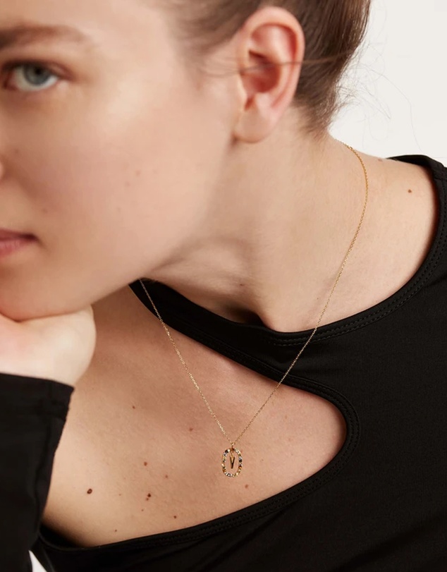 PDPAOLA - Letter V Necklace