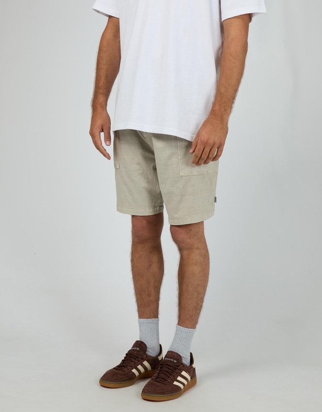 Silent Theory - Elasticised Waist Patch Pocket Shorts
