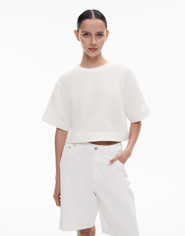 Witchery - Linen Crop Popover