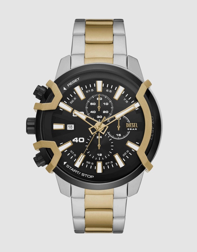 Diesel - Griffed Two Tone Chronograph Watch