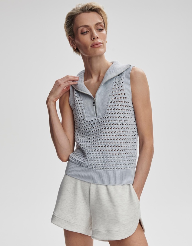 Varley - Bains Half Zip Tank