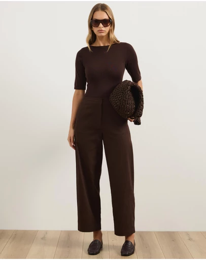 Atmos&Here - Elena Barrel Leg Pants
