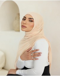 Mod Squad - Luxe Jersey Hijab- Clay