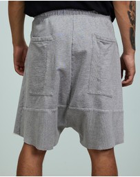 Surrounded By Ghosts - The Andesine Low Crotch French Terry Drawstring Shorts