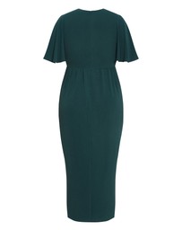 City Chic - Braelynn Drape Maxi Dress