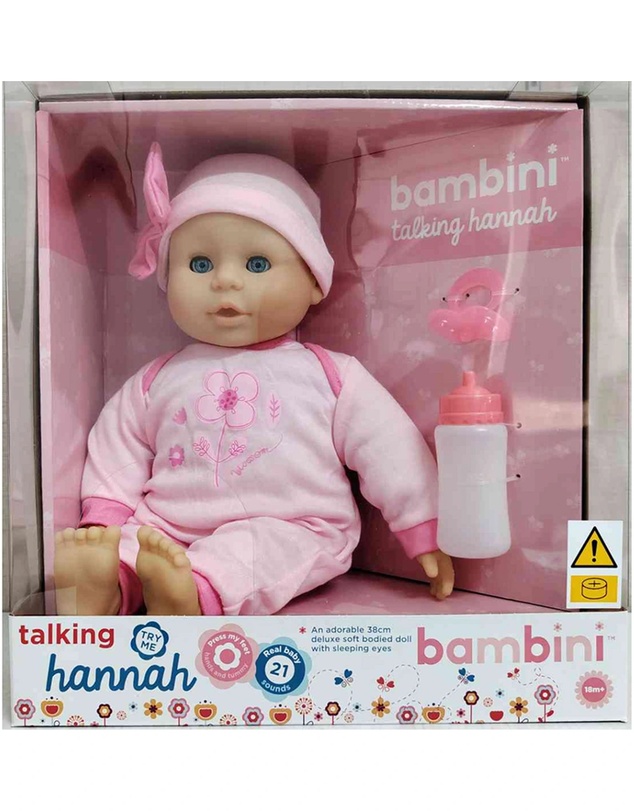 Bambini - Talking Hannah Doll