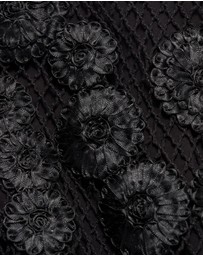 & Other Stories - Floral-Appliqué Mesh Midi Skirt