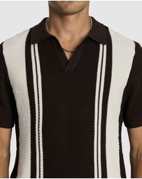 yd. - Tiverton Knitted Polo Shirt