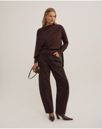 Witchery - Crew Neck Scarf Knit