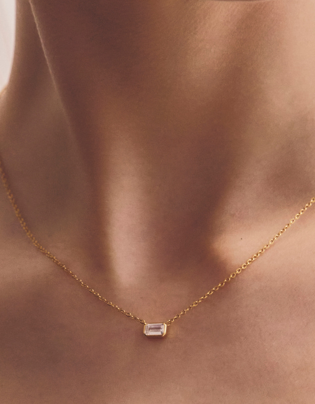 SAINT VALENTINE - Lineaire Necklace - Gold