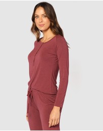 Bamboo Body - Long Sleeve Henley Top