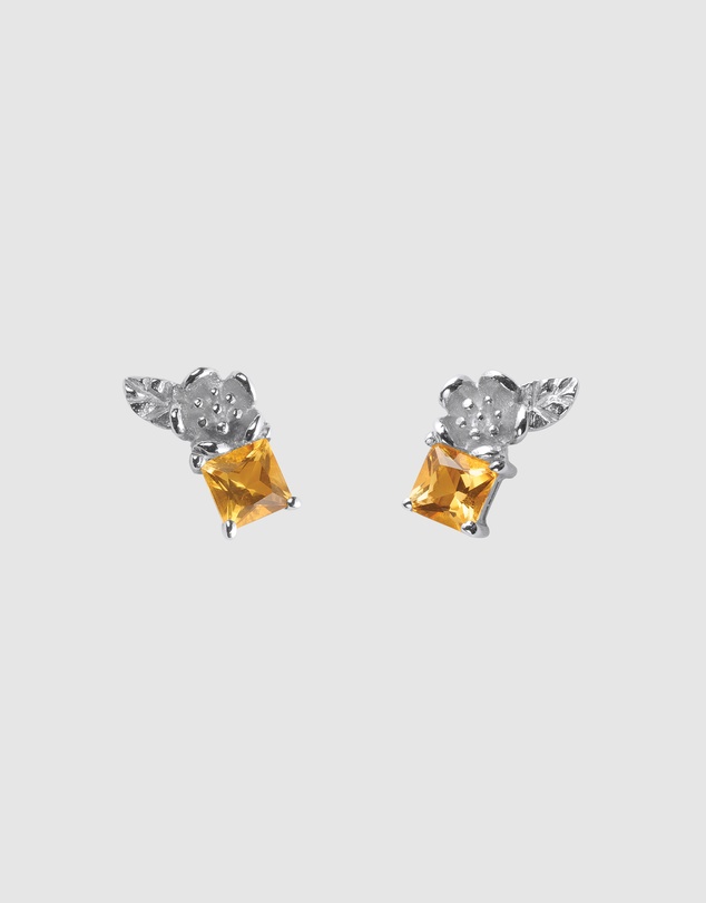 Karen Walker - Rock Garden Studs with Citrine