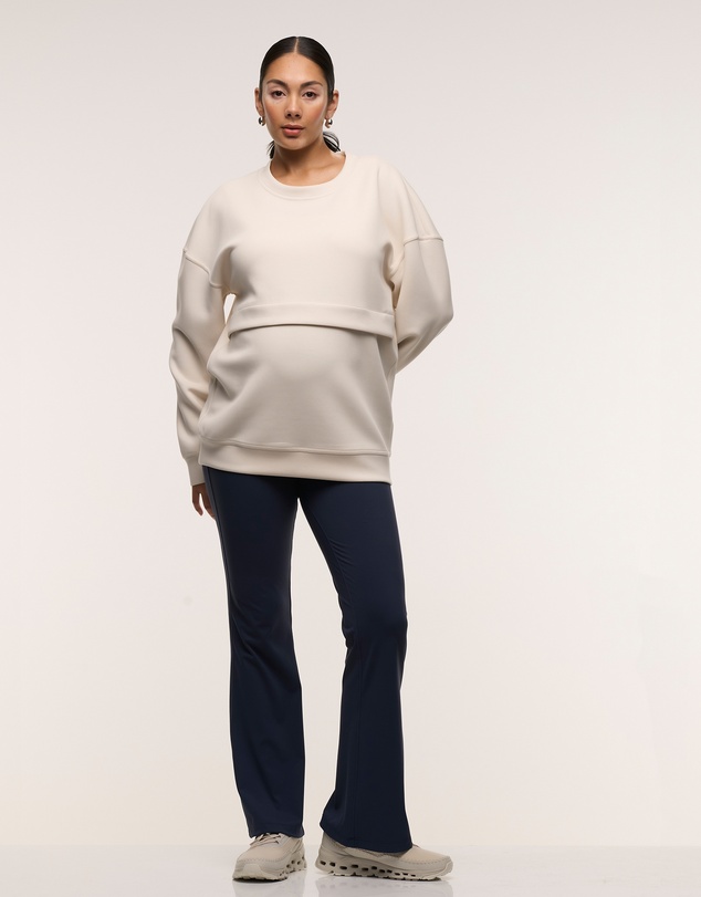 Soon Maternity - Oversized Feeding Zip Jumper