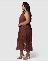 Something 4 Olivia - Briony Broderie Midi Dress