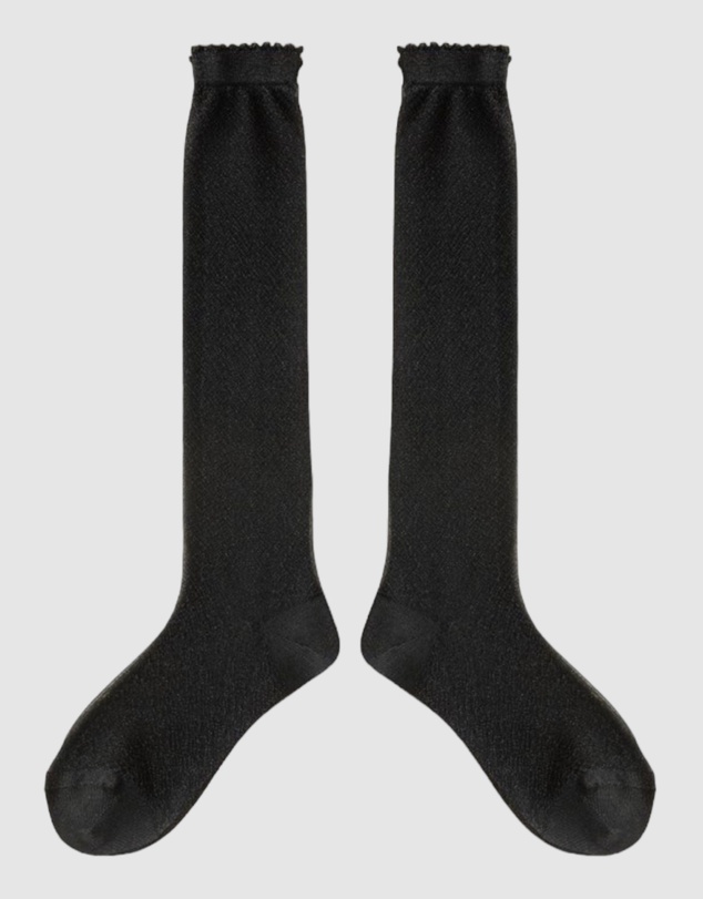 High Heel Jungle - Sheer Magic Knee Sock Black