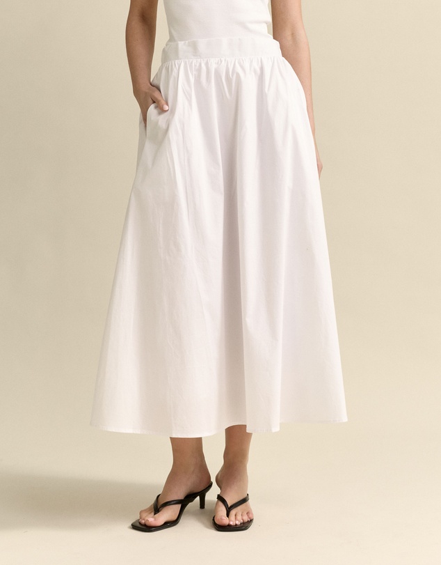 MVN - Cotton Midi Skirt
