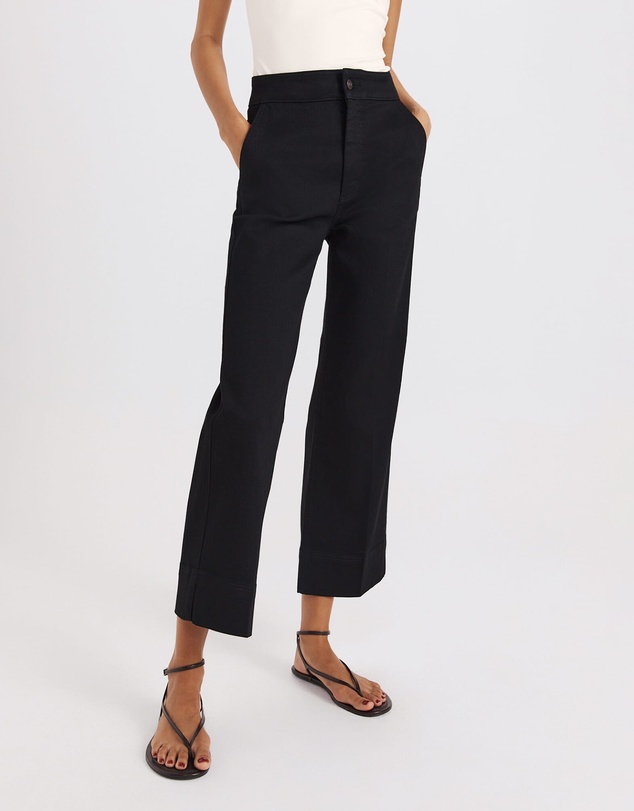 SABA - Ava Cropped Wide Leg Jean