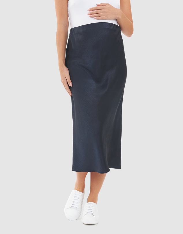 Ripe Maternity - Lexie Satin Skirt